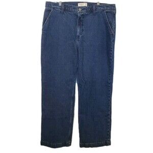 Abercrombie & Fitch 90s Relaxed Jeans High Rise Size 33 16S Dark Blue Denim Mom